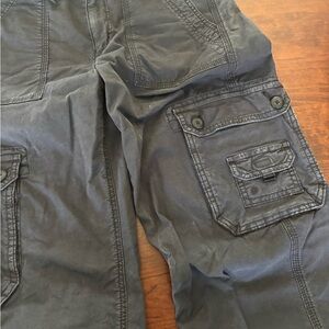 American Eagle Outfitters Black Cargo Pants Durable Cotton